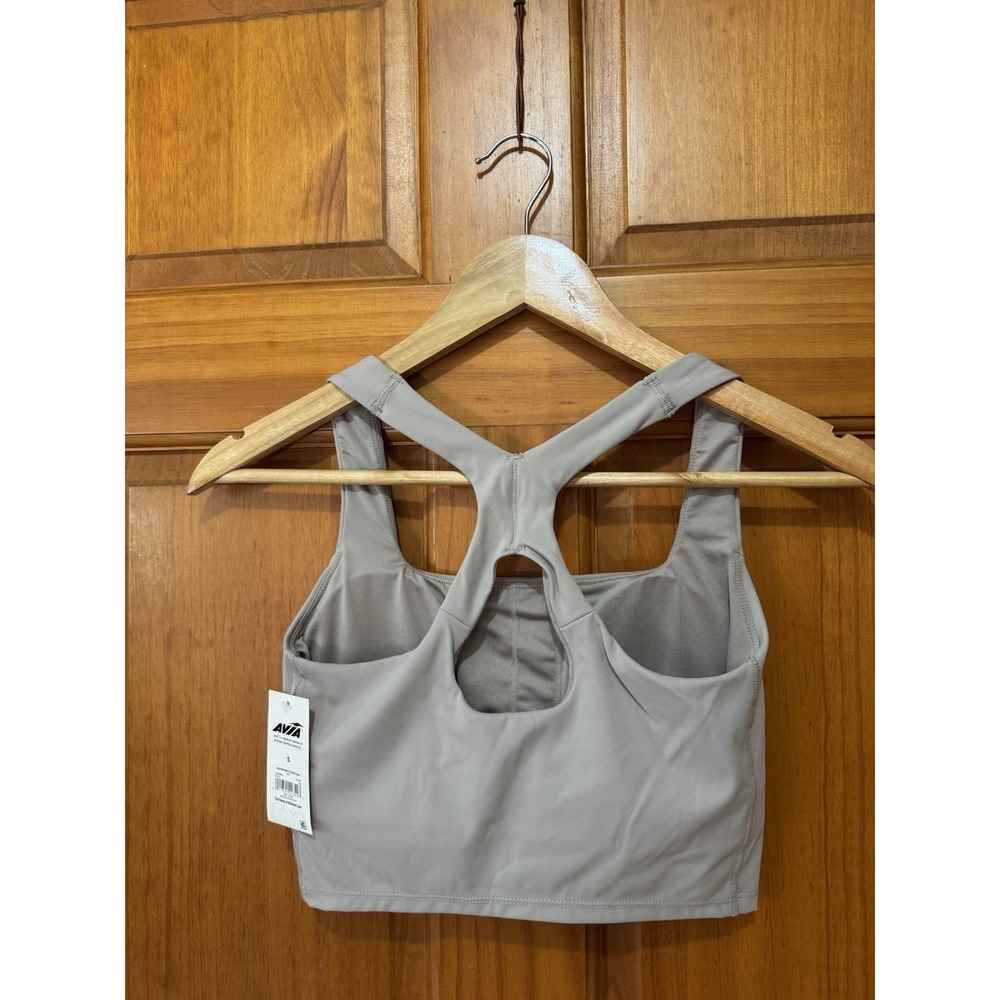 Avia Square Neck‎ Sports Bra for Women Medium Support Gray Size Small - NWT - Picture 6 of 7